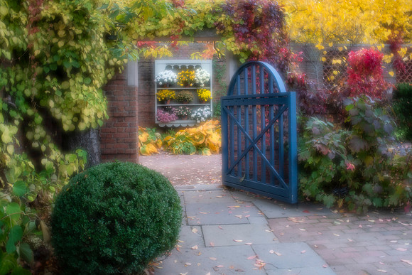 Fall in the English Walled Garden