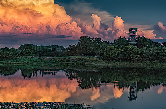 Sunset at Evening Island