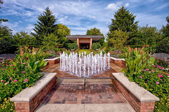 Circle Garden in Summer