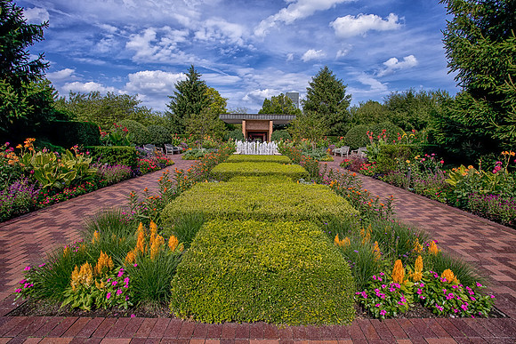 Circle Garden in Summer