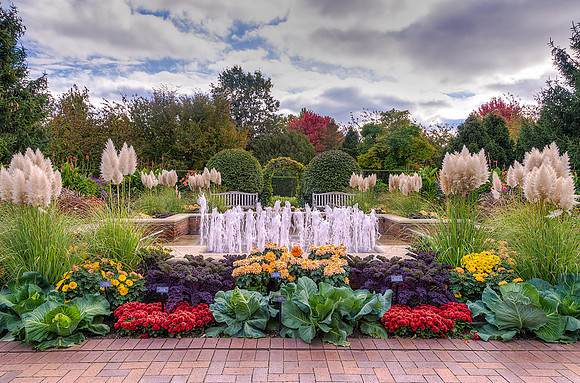 Circle Garden in Fall
