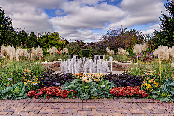 Circle Garden in Fall