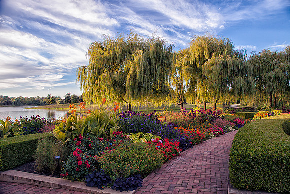 Crescent Garden in Summer