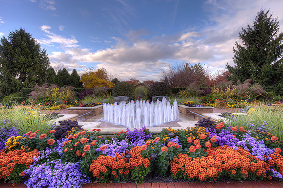 Circle Garden in Fall